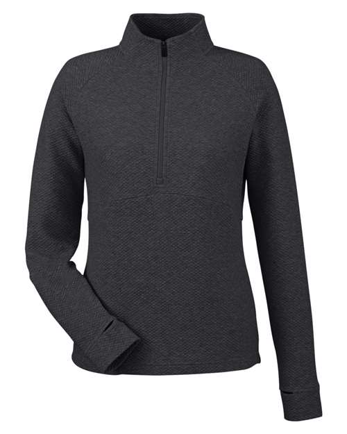 North End NE725W Women's Spirit Textured Quarter-Zip Pullover for custom printing in Montreal