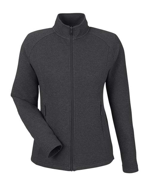 North End NE727W Women's Spirit Textured Full-Zip for custom printing in Montreal