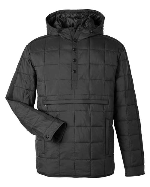 North End NE722 Unisex Aura Packable Anorak for custom printing in Montreal
