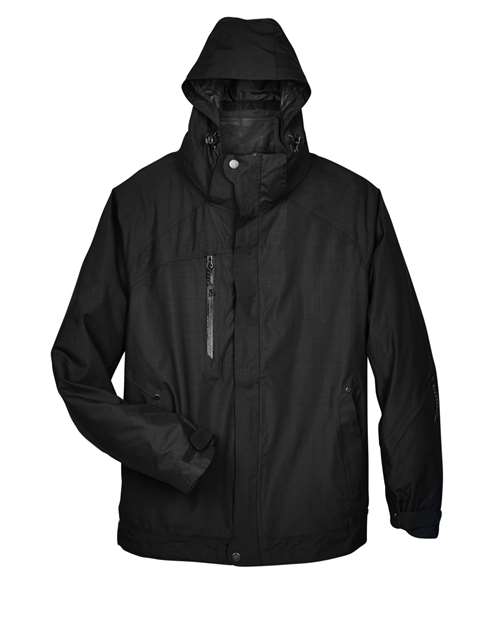 North End 88178 Men's Caprice 3-in-1 Jacket with Soft Shell Liner for custom printing in Montreal