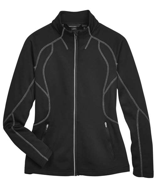 North End 78174 Women's Gravity Performance Fleece Jacket for custom printing in Montreal