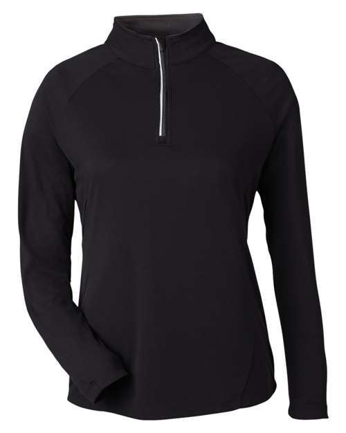 CORE365 CE418W Women's Origin Performance Pique Quarter-Zip Pullover for custom printing in Montreal