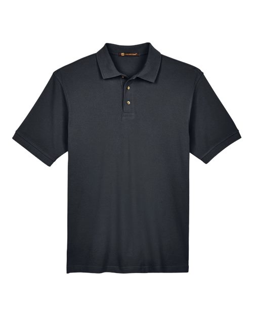 Harriton M200T Men's Tall Cotton Pique Polo for custom printing in Montreal