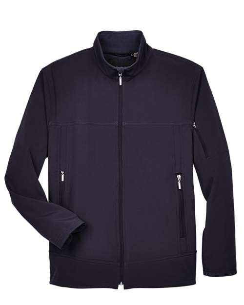 North End 88099 Men's Three Layer Fleece Performance Soft Shell Jacket for custom printing in Montreal