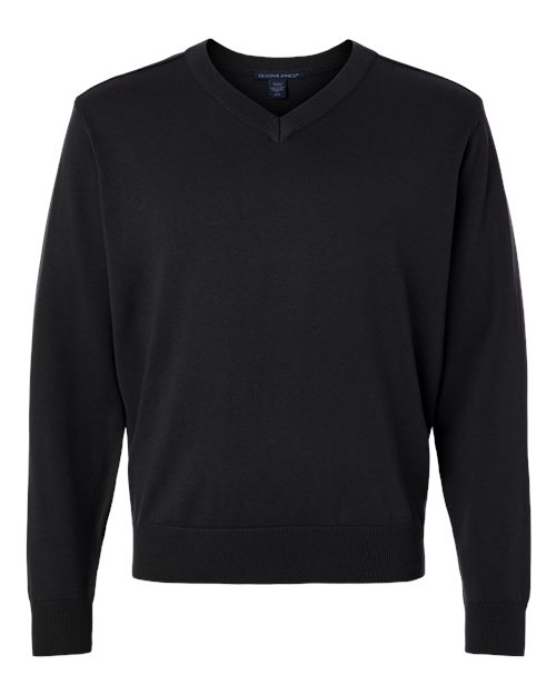 Devon & Jones DG445 Men's New Classics V-Neck Sweater for custom printing in Montreal