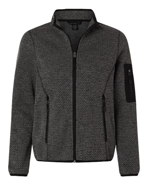 North End NE730W Women's Jasper Full-Zip Fleece Jacket for custom printing in Montreal