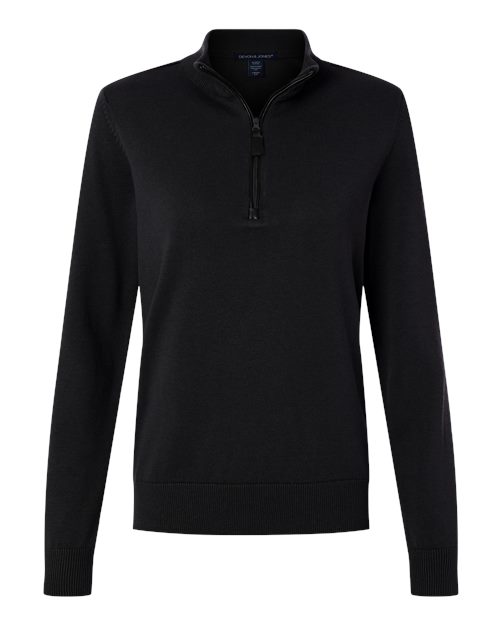Devon & Jones DG446W Women's New Classics Quarter-Zip Sweater for custom printing in Montreal