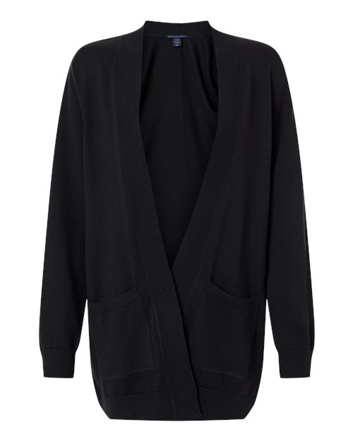 Devon & Jones DG447W Women's New Classics Open Cardigan Sweater for custom printing in Montreal