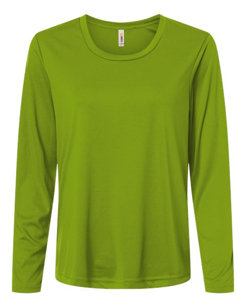 CORE365 CE10LW Women's Capital Performance Long Sleeve T-Shirt for custom printing in Montreal