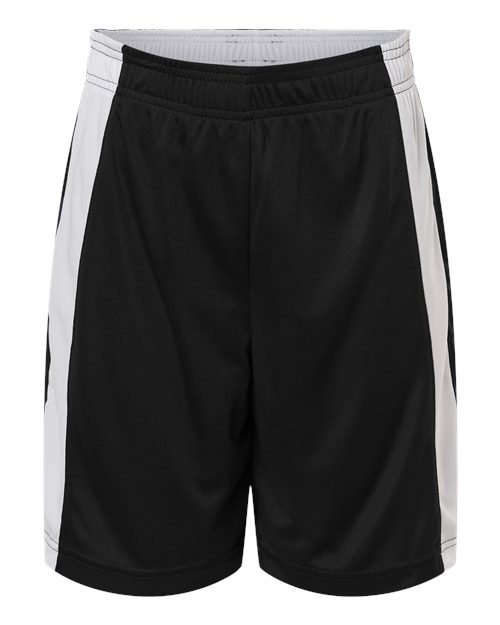 Team 365 TT115BY Youth Zone Performance Reversible Shorts for custom printing in Montreal