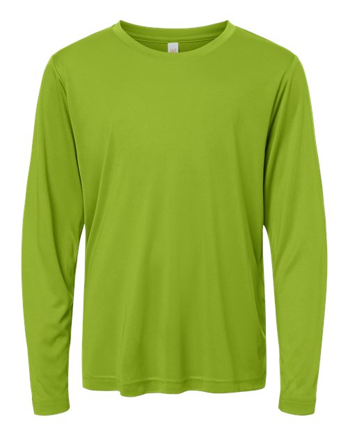 CORE365 CE10LY Youth Capital Performance Long Sleeve T-Shirt for custom printing in Montreal