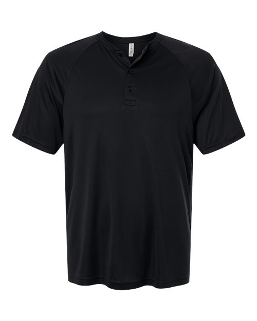 Team 365 TT11HN Men's Zone Performance Henley for custom printing in Montreal