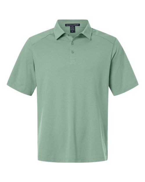 Devon & Jones DG102 Men's Seaton Pebble Textured Polo for custom printing in Montreal