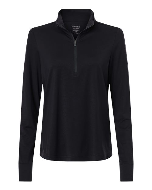 North End NE405W Women's JAQ Stretch Performance Quarter-Zip for custom printing in Montreal