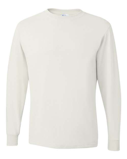 JERZEES 29LSR Unisex Dri-Power® Long Sleeve 50/50 T-Shirt for custom printing in Montreal