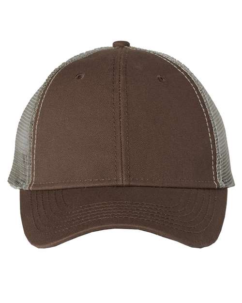 Valucap AH80 Bio-Washed Trucker Cap for custom printing in Montreal
