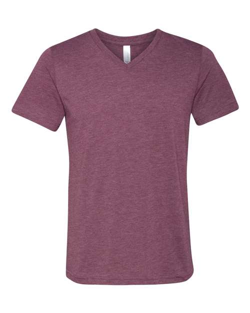 BELLA + CANVAS 3415 Unisex Triblend V-Neck Tee for custom printing in Montreal