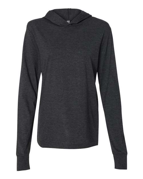 BELLA + CANVAS 3512 Unisex Jersey Hooded Long Sleeve Tee for custom printing in Montreal