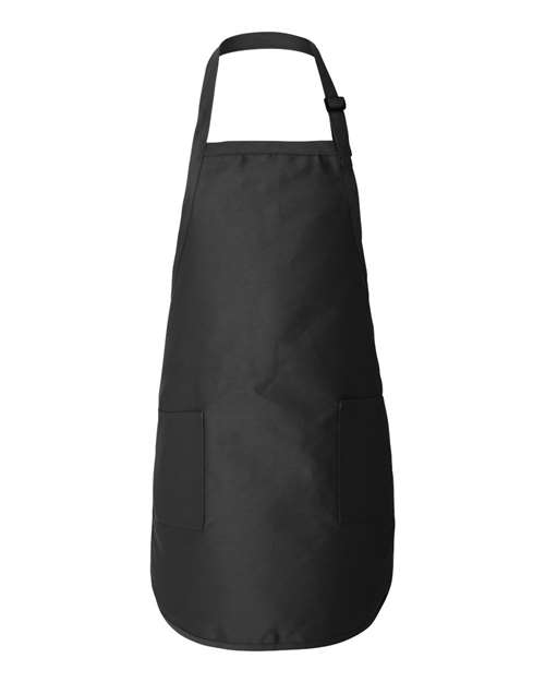 Q-Tees Q4350 Full-Length Apron with Pockets for custom printing in Montreal