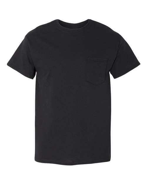 Gildan 5300 Unisex Heavy Cotton™ Pocket T-Shirt for custom printing in Montreal