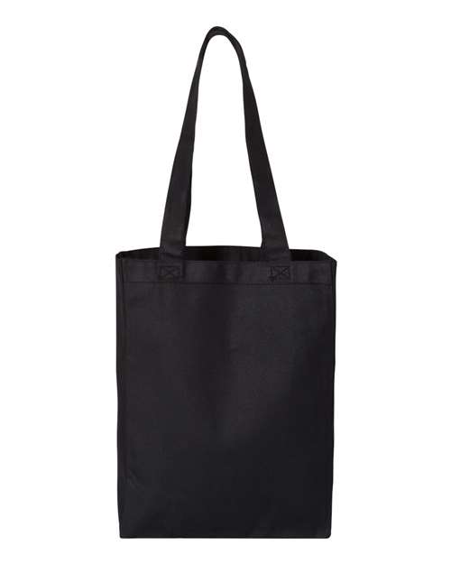 Q-Tees Q1000 12L Gussetted Shopping Bag for custom printing in Montreal