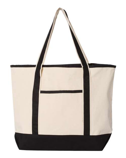 Q-Tees Q1500 34.6L Large Canvas Deluxe Tote pour impression personnalisée à Montréal