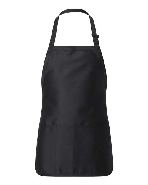 Q-Tees Q4250 Full-Length Apron with Pouch Pocket for custom printing in Montreal
