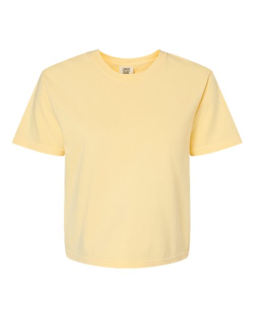 Comfort Colors 3023CL Women's Garment-Dyed Heavyweight Boxy T-Shirt pour impression personnalisée à Montréal