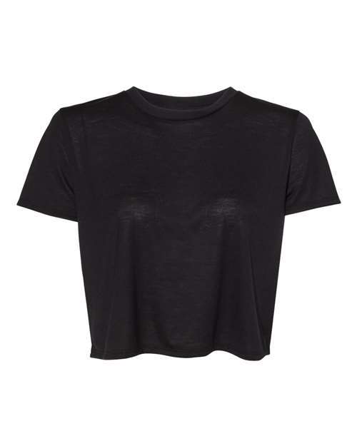 BELLA + CANVAS 8882 Women’s Flowy Crop Tee for custom printing in Montreal