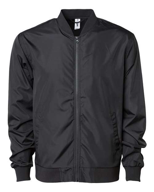 Independent Trading Co. EXP52BMR Unisex Lightweight Bomber Jacket for custom printing in Montreal