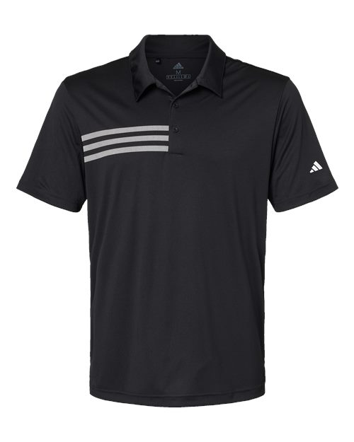 Adidas A324 Men's 3-Stripes Chest Polo for custom printing in Montreal
