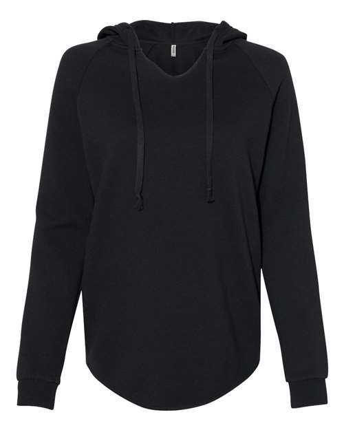 Independent Trading Co. PRM2500 Women’s Lightweight California Wave Wash Hooded Sweatshirt for custom printing in Montreal