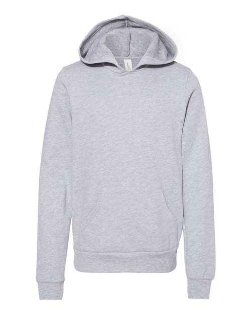 BELLA + CANVAS 3719Y Youth Sponge Fleece Hoodie Sweatshirt for custom printing in Montreal
