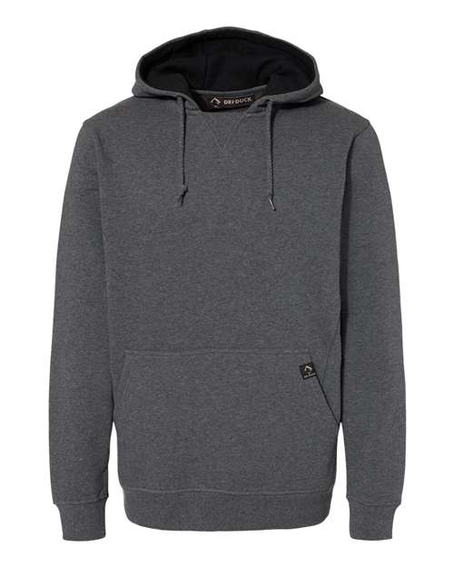 DRI DUCK 7035 Men's Woodland Fleece Hooded Pullover for custom printing in Montreal