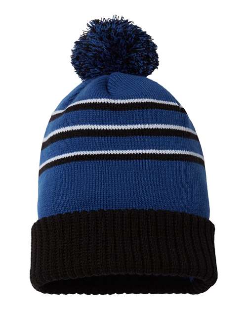 Richardson 134 Pom Cuffed Beanie for custom printing in Montreal