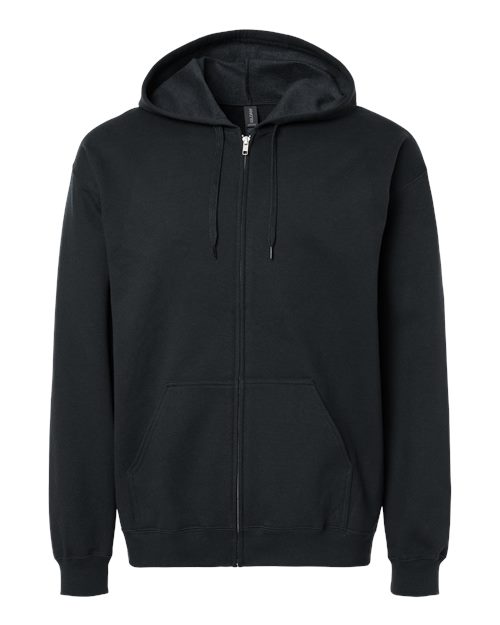 Gildan SF600 Unisex Softstyle® Full-Zip Hooded Sweatshirt for custom printing in Montreal