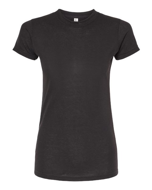 M&O 3540 Women's Deluxe Blend T-Shirt for custom printing in Montreal