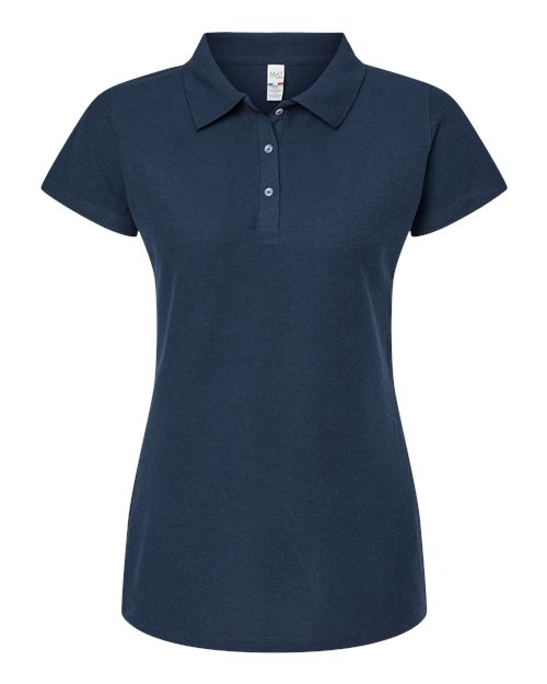 M&O 7007 Women's Soft Touch Polo for custom printing in Montreal