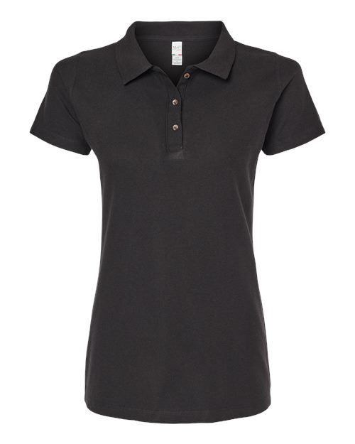 M&O 7600 Women's Ringspun Pique Polo for custom printing in Montreal