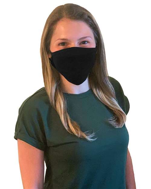 M&O 1004 100% Cotton Antimicrobial Triple Layer Adjustable Mask for custom printing in Montreal