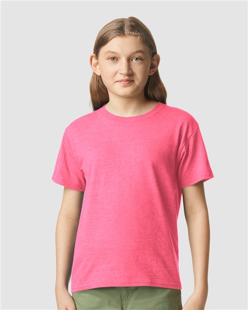 Gildan 64000BCVC Youth Softstyle® CVC T-Shirt for custom printing in Montreal