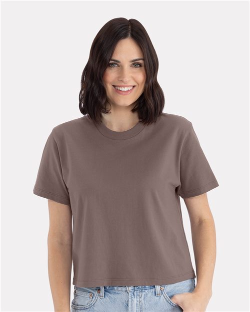 Next Level 7610 Women's Heavyweight Boxy T-Shirt for custom printing in Montreal