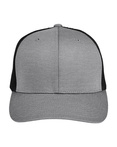 Team 365 TT802Y Youth Zone Sonic Heather Trucker Cap by Yupoong for custom printing in Montreal