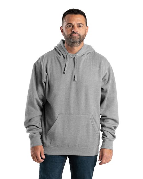 Berne Apparel SP402GT Tall Signature Sleeve Hooded Pullover Sweatshirt for custom printing in Montreal