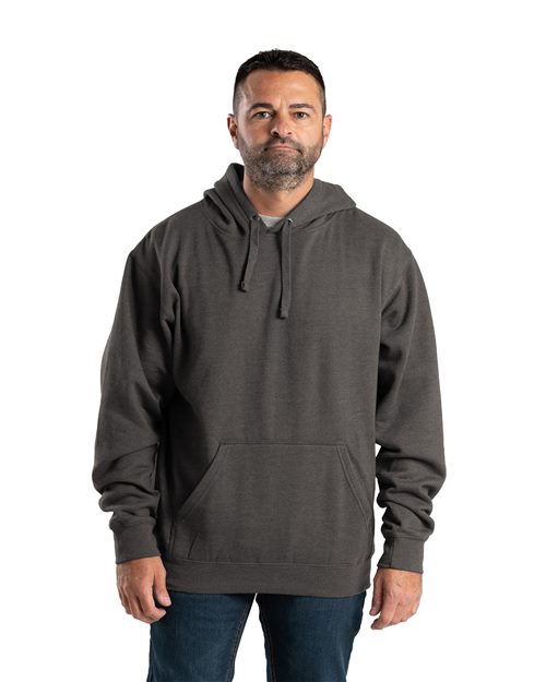 Berne Apparel SP401T Men's Tall Signature Sleeve Hooded Sweatshirt for custom printing in Montreal